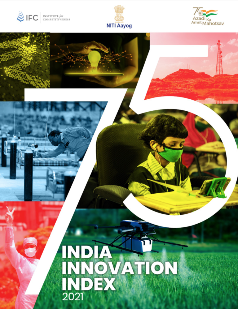 world innovation index india rank