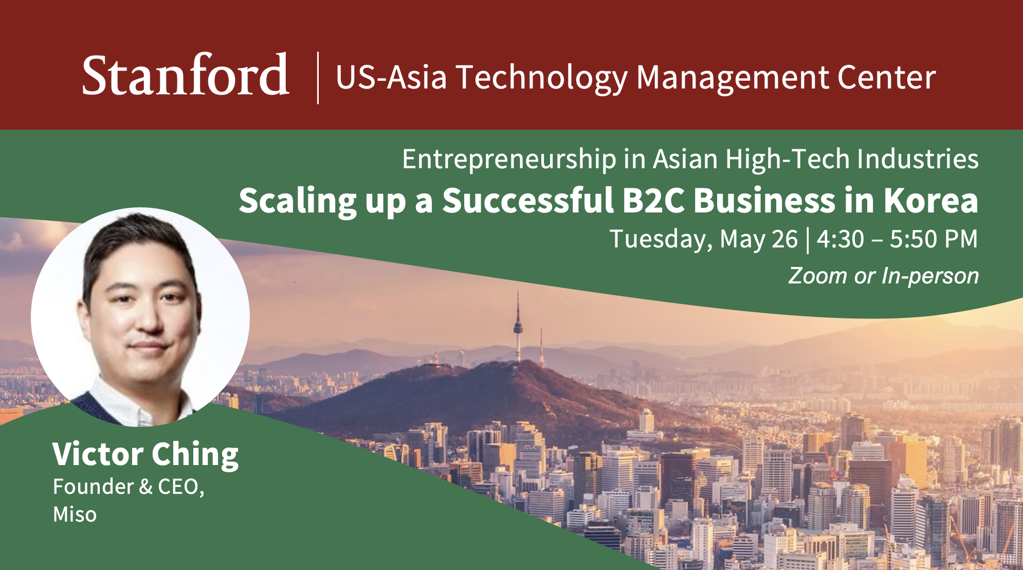 Scaling up a Successful B2C Business in Korea – US-Asia Technology